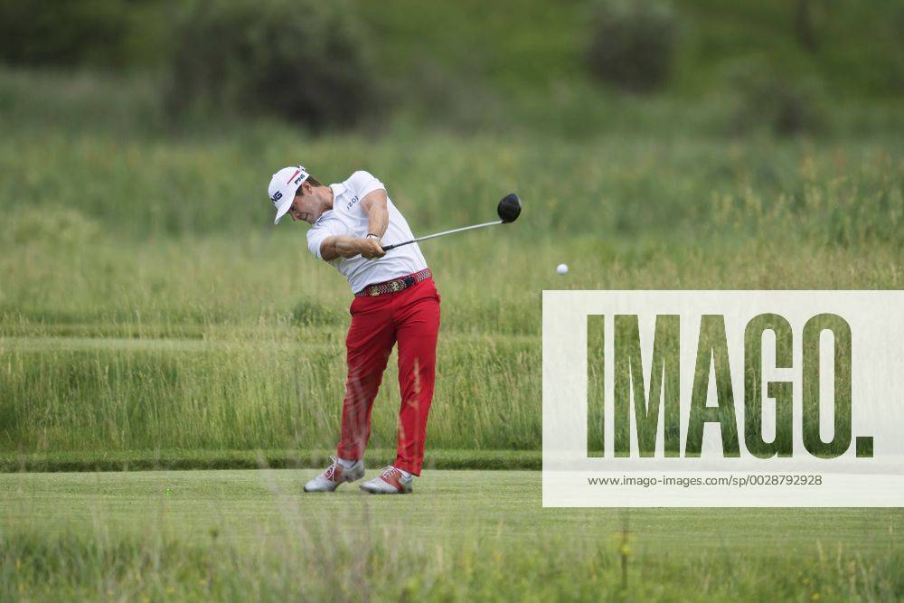 Sveriges David Lingmerth under fjärde omgangen i golfturneringen US Open den 18 juni 2017 i Hartford.