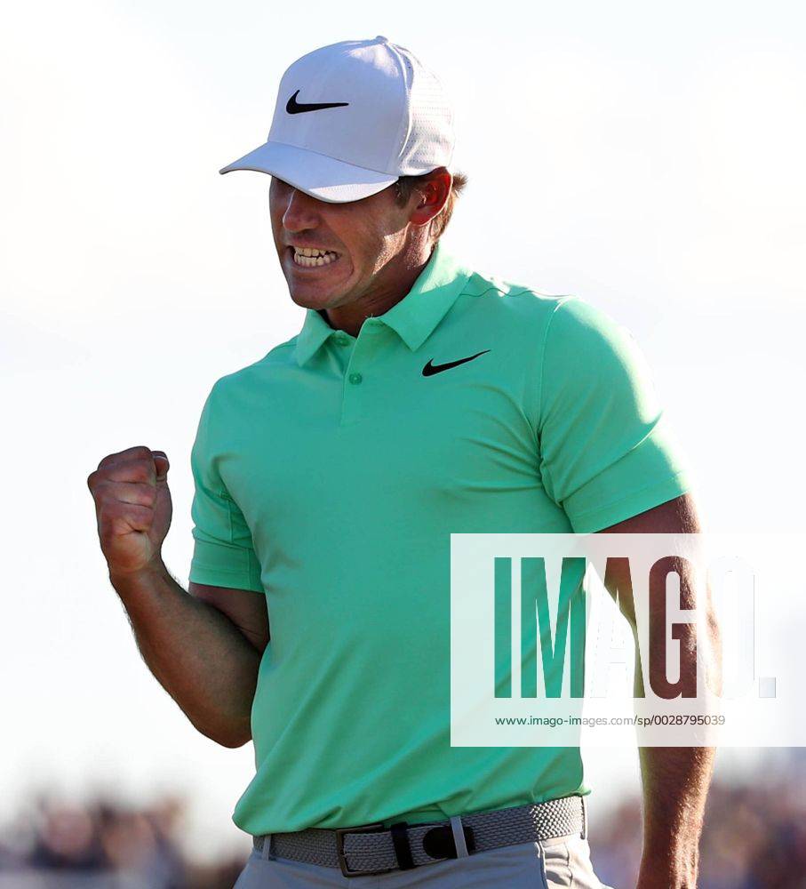 Hartford, WI, USA - Brooks Koepka reacts after he shoots a -16 under par to win the 2017 U.S. Open Championship on Sunday, June 18, 2017 at Erin Hills in Hartford, Wis. U.S. Open Championship Round 4 - ZUMAm67_ 20170618_zaf_m67_061