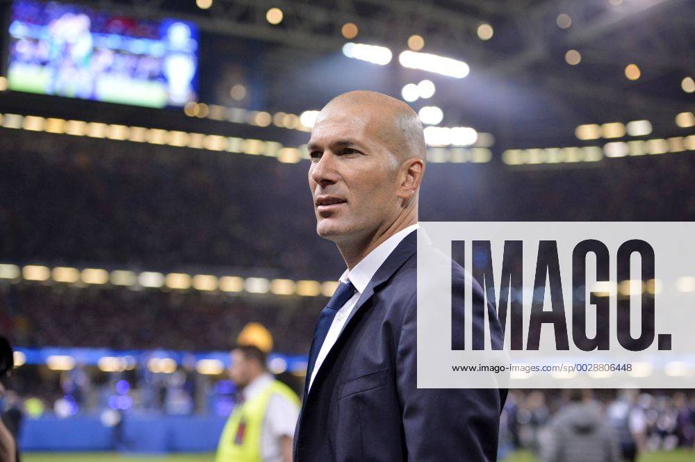 ZINEDINE ZIDANE (ENTRAINEUR REAL MADRID) - JOIE FOOTBALL : Juventus vs Real Madrid - Ligue des Champions - Finale - 03 06 2017 AnthonyBIBARD FEP Panoramic