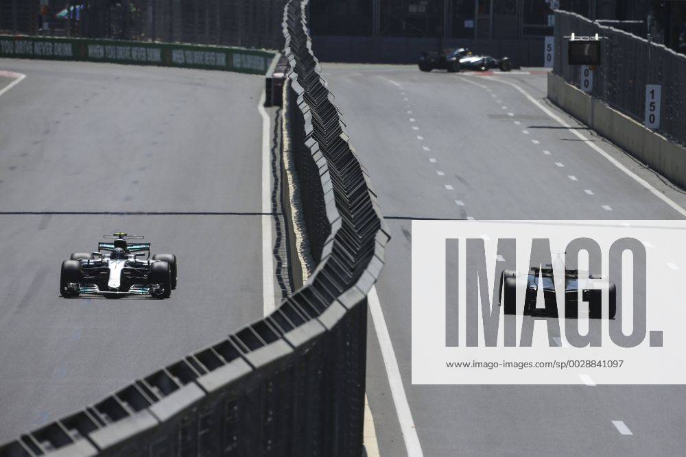Motorsports: FIA Formula One World Championship WM Weltmeisterschaft 2017, Grand Prix of Europe, 77 Valtteri Bottas (FIN, Mercedes AMG Petronas) Baku Azerbaijan ZWEIx