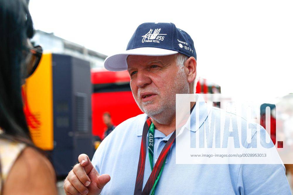 Motorsports: FIA Formula One World Championship WM Weltmeisterschaft 2017, Grand Prix of Austria, Norbert Vettel (GER), father of Sebastian Vettel Spielberg Austria ZWEIx
