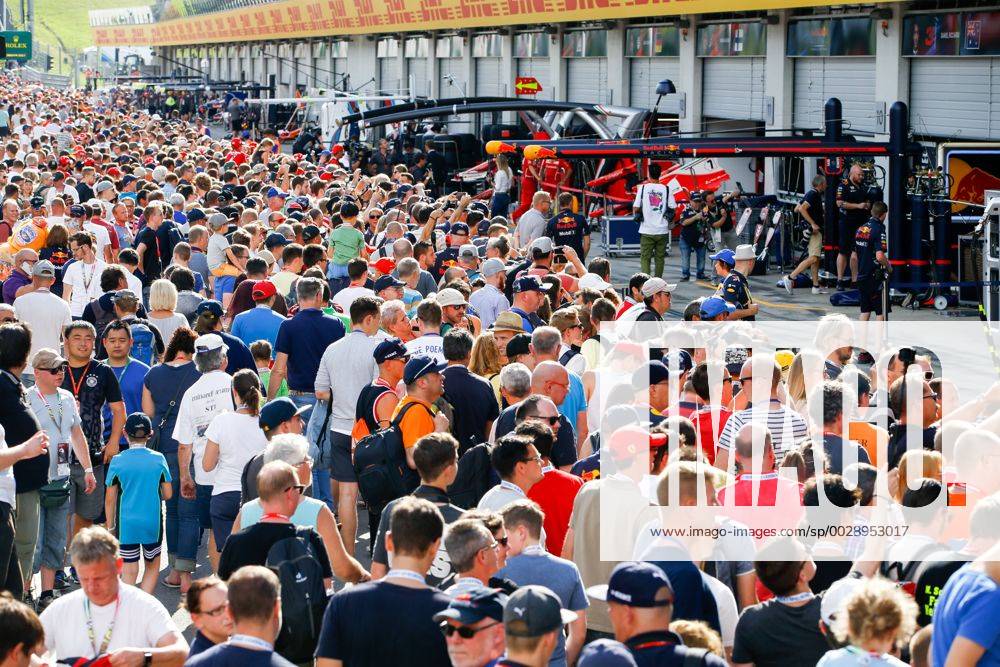Motorsports: FIA Formula One World Championship WM Weltmeisterschaft 2017, Grand Prix of Austria, Fans Spielberg Austria ZWEIx