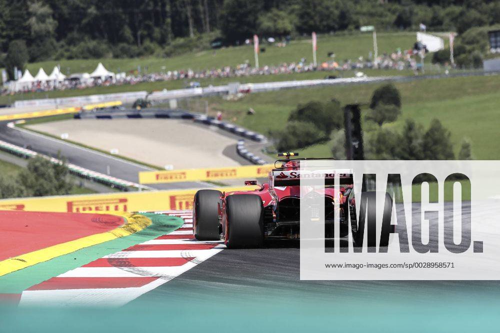 FORMULA 1 - GP of Austria 2017 SPIELBERG,AUSTRIA,07.JUL.17 - MOTORSPORTS, FORMULA 1 - Grand Prix of Austria, Red Bull Ring, free practice. Image shows Kimi Raikkoenen (FIN Ferrari). GEPAxpictures Roittner