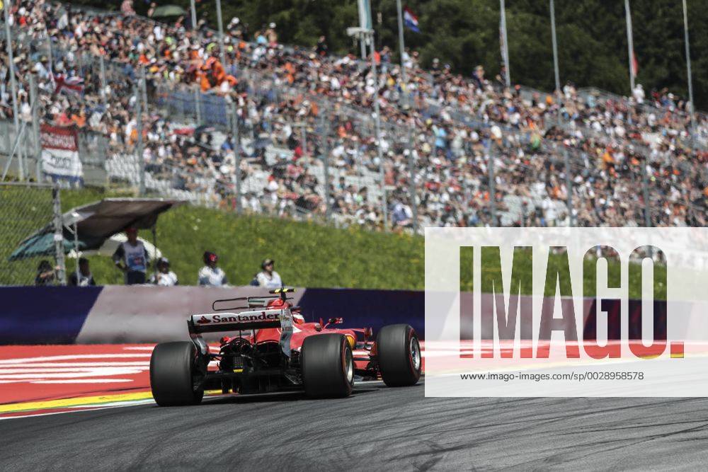 FORMULA 1 - GP of Austria 2017 SPIELBERG,AUSTRIA,07.JUL.17 - MOTORSPORTS, FORMULA 1 - Grand Prix of Austria, Red Bull Ring, free practice. Image shows Kimi Raikkoenen (FIN Ferrari). GEPAxpictures Roittner