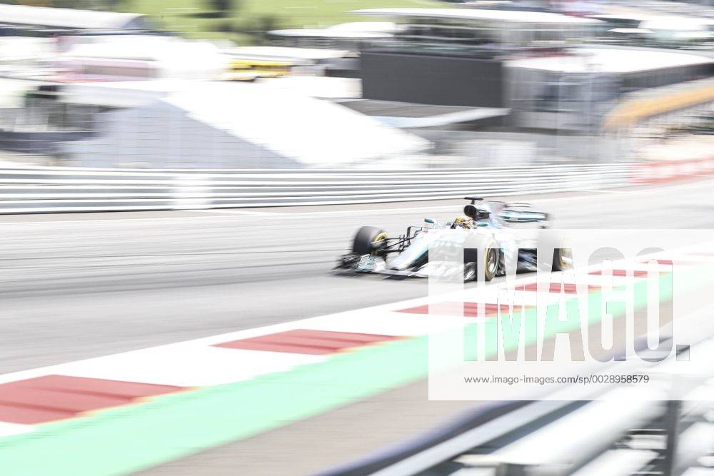 FORMULA 1 - GP of Austria 2017 SPIELBERG,AUSTRIA,07.JUL.17 - MOTORSPORTS, FORMULA 1 - Grand Prix of Austria, Red Bull Ring, free practice. Image shows Lewis Hamilton (GBR Mercedes). GEPAxpictures Roittner