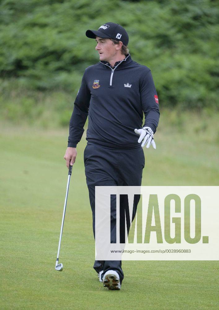 July 7th 2017, Portstewart Golf Club, Portstewart, Northern Ireland; Dubai Duty Free Irish Open Golf Championship, Day 2; Paul Dunne (IRE) walks the 11th fairway during the second round of the Dubai Duty Free Irish Open Cookex ActionPlus11898545