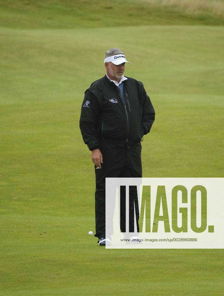 July 7th 2017, Portstewart Golf Club, Portstewart, Northern Ireland; Dubai Duty Free Irish Open Golf Championship, Day 2; Darren Clarke (NIR) has a smoke on the 11th during the second round of the Dubai Duty Free Irish Open Cookex ActionPlus11898548