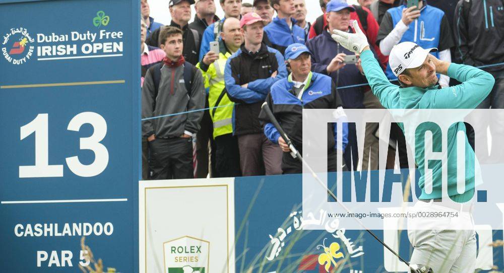 July 7th 2017, Portstewart Golf Club, Portstewart, Northern Ireland; Dubai Duty Free Irish Open Golf Championship, Day 2; Justin Rose (ENG) throws his driver to the ground after pulling his shot on the 13th during the second round of the Dubai Duty Free Irish Open Cookex ActionPlus11898678