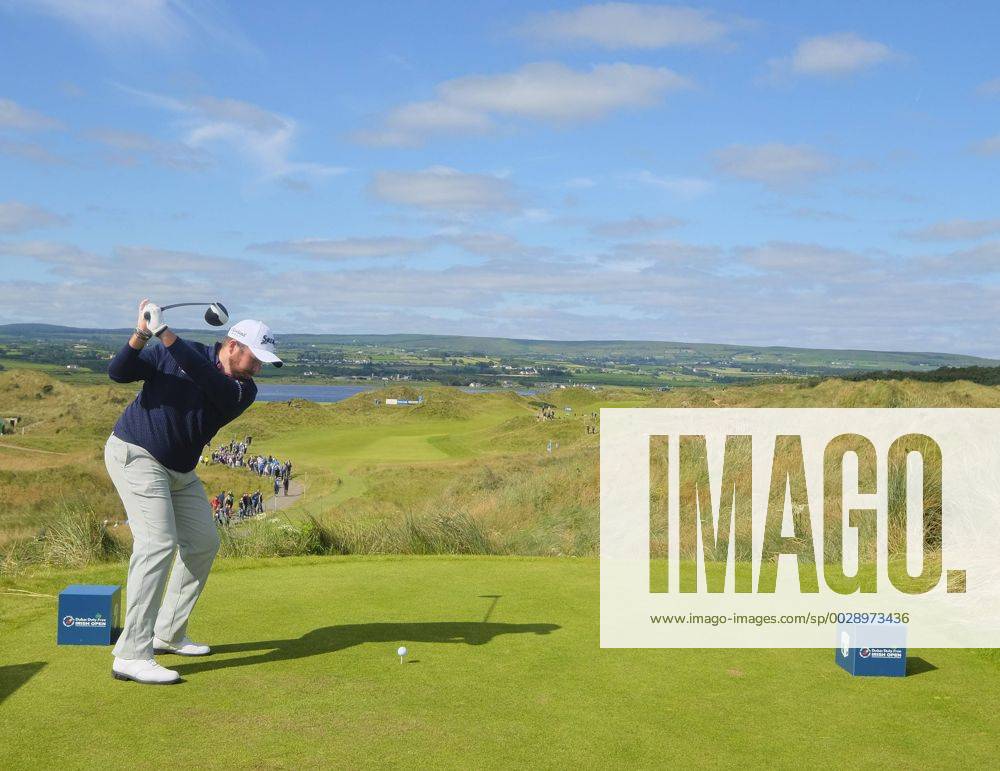 July 8th 2017, Portstewart Golf Club, Portstewart, Northern Ireland; Dubai Duty Free Irish Open Golf Championship, Day 3; Shane Lowry (IRL) plays from the 4th tee box during the third round of the Dubai Duty Free Irish Open Cookex ActionPlus11898888