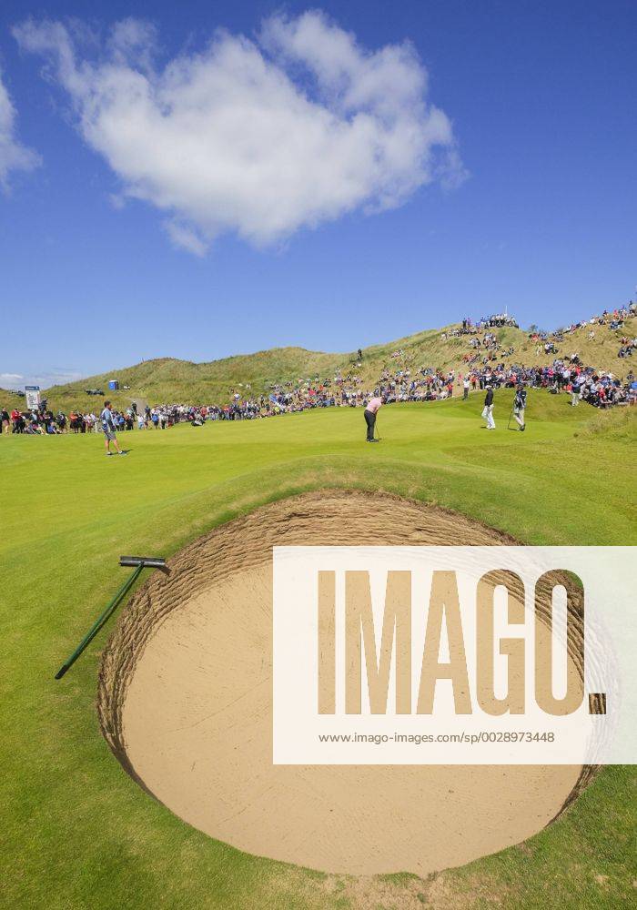 July 8th 2017, Portstewart Golf Club, Portstewart, Northern Ireland; Dubai Duty Free Irish Open Golf Championship, Day 3; Haydn Porteous (RSA) putts on the 3rd during the third round of the Dubai Duty Free Irish Open Cookex ActionPlus11898900
