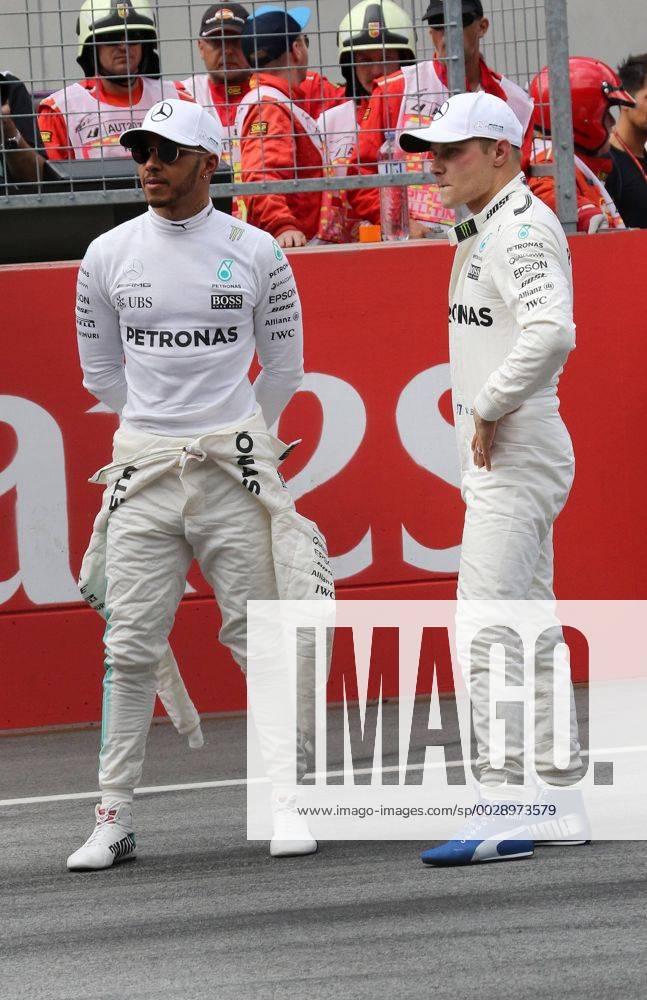 Lewis Hamilton; Valtteri Bottas; Mercedes Grand Prix, formula 1 GP, Austria in Spielberg, 08.07.2017 Photo:mspb Thomas Melzer Lewis Hamilton; Valtteri Bottas; Formel 1 GP, Austria