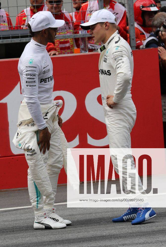 Lewis Hamilton; Valtteri Bottas; Mercedes Grand Prix, formula 1 GP, Austria in Spielberg, 08.07.2017 Photo:mspb Thomas Melzer Lewis Hamilton; Valtteri Bottas; Formel 1 GP, Austria