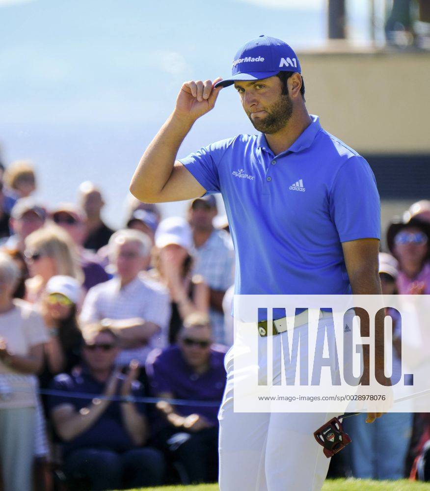 - SPORT July 8th 2017, Portstewart Golf Club, Portstewart, Northern Ireland; Dubai Duty Free Irish Open Golf Championship, Day 3; John Rahm (ESP) acknowledges the crowd on the 18th during the third round of the Dubai Duty Free Irish Open as he takes the joint lead into round 4 Cookex ActionPlus11899106