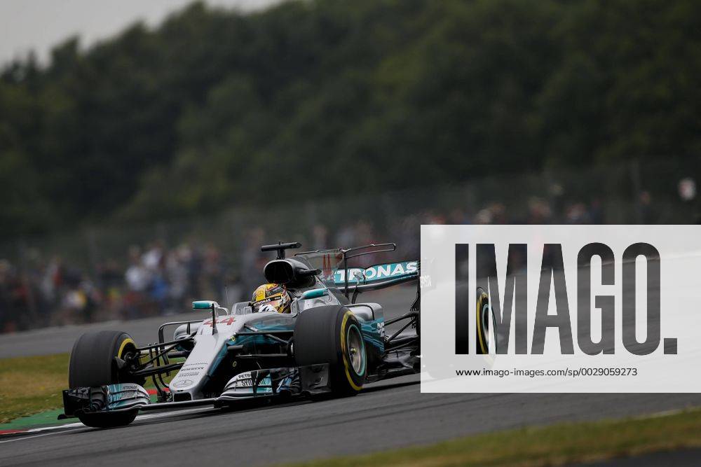 Towcester, United Kingdom - LEWIS HAMILTON of Great Britain and Mercedes AMG Petronas F1 Team drives during the third free practice session of the 2017 Formula 1 British Grand Prix in Towcester, United Kingdom. F1 2017 - British Grand Prix - Practice - ZUMAg147 20170715_zap_g147_011