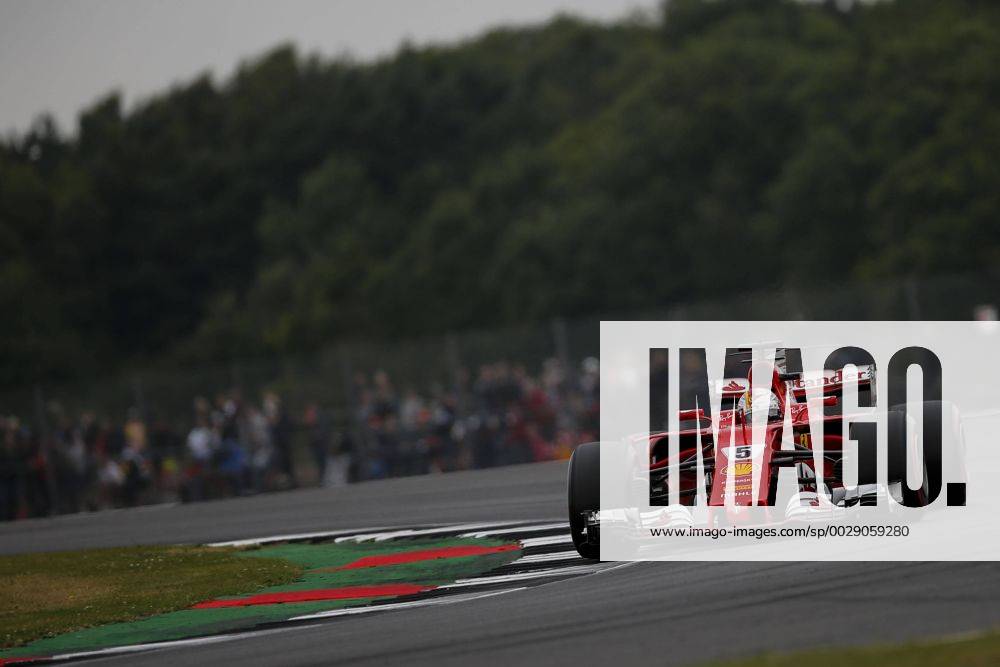 Towcester, United Kingdom - SEBASTIAN VETTEL of Germany and Scuderia Ferrari drives during the third free practice session of the 2017 Formula 1 British Grand Prix in Towcester, United Kingdom. F1 2017 - British Grand Prix - Practice - ZUMAg147 20170715_zap_g147_013