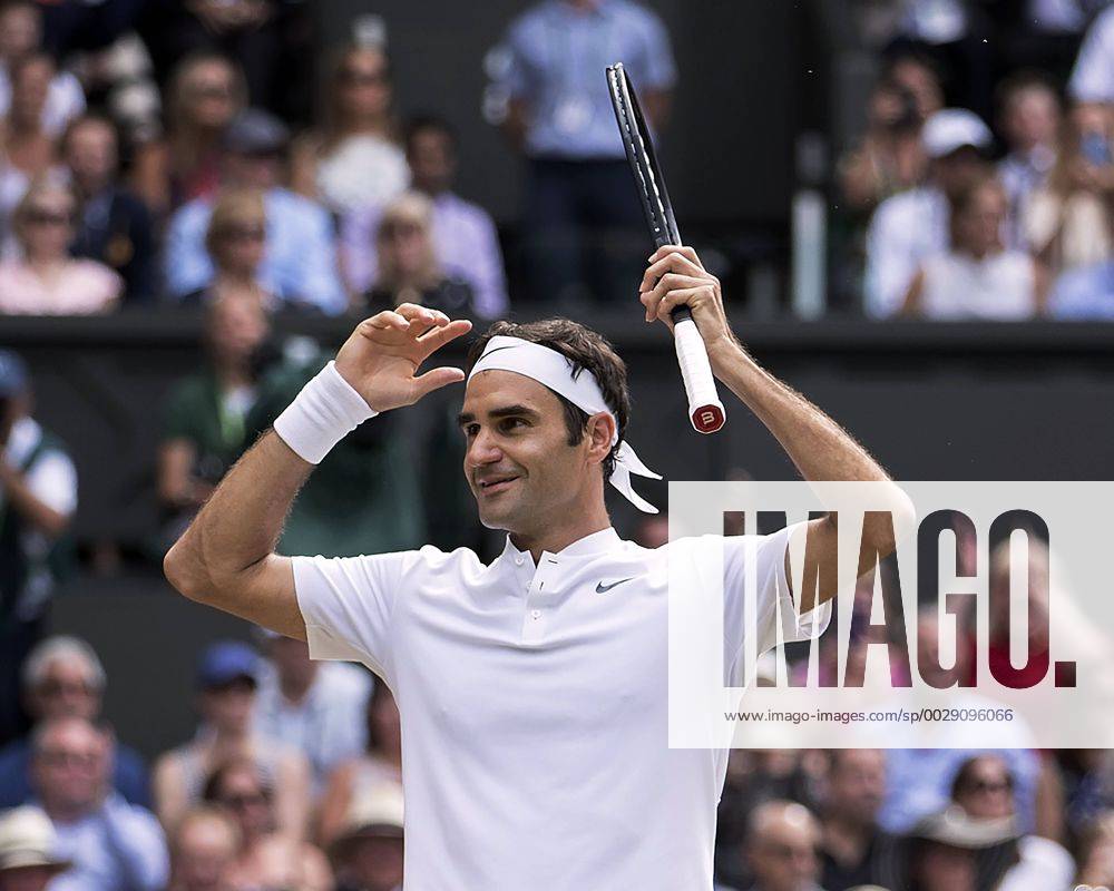 FEDERER Roger SUI Sieger im Finale 2017 Finale der Maenner All England Tennis Championships 2017 Wimbledon 16.Juli 2017 London