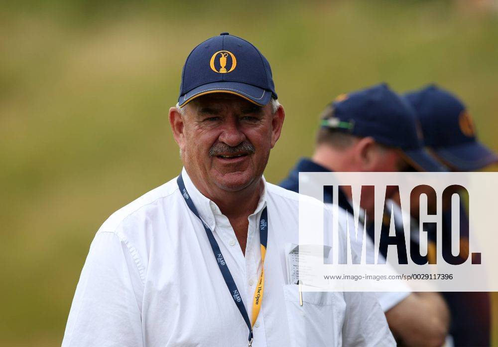 July 19th 2017, Royal Birkdale Golf Club, Southport, England; The 146th Open Golf Championship, Final Practice Day; European Tour Chief Referee John Paramor following play on the tenth hole Blunsdenx ActionPlus11903714