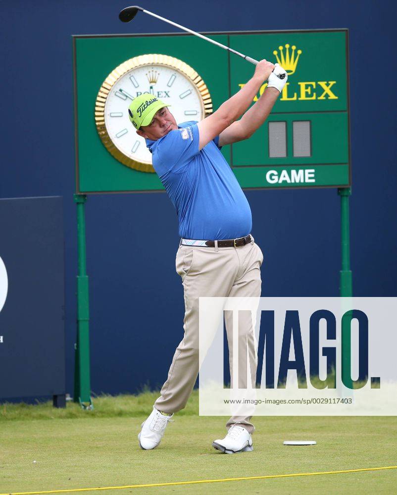 July 19th 2017, Royal Birkdale Golf Club, Southport, England; The 146th Open Golf Championship, Final Practice Day; Jason Dufner (USA) drives from the first tee Blunsdenx ActionPlus11903729
