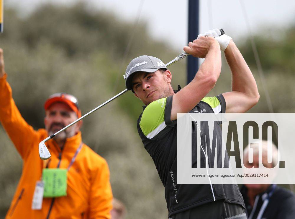 July 19th 2017, Royal Birkdale Golf Club, Southport, England; The 146th Open Golf Championship, Final Practice Day; Laurie Canter (amateur) (ENG) playing from the tee of the par four second hole Blunsdenx ActionPlus11903715
