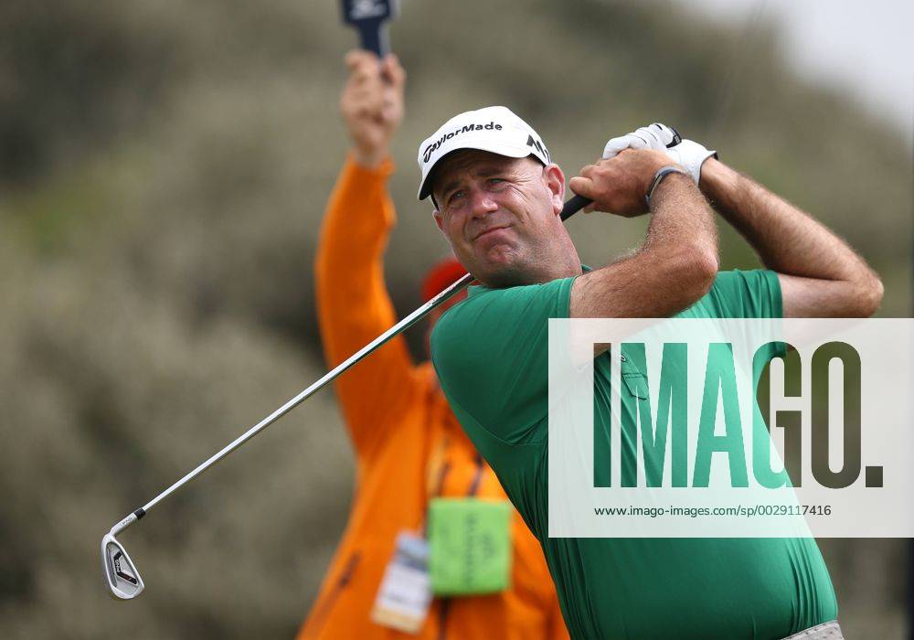 July 19th 2017, Royal Birkdale Golf Club, Southport, England; The 146th Open Golf Championship, Final Practice Day; 2009 Open Champion Stewart Cink (USA) follows his tee shot on the par four second hole Blunsdenx ActionPlus11903717