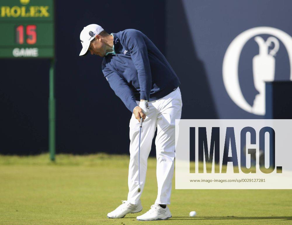 20th July 2017, Royal Birkdale Golf Club, Southport, England; The 146th Open Golf Championship ; First round ; Wesley Bryan (USA) striking his tee shot on the first hole Blunsdenx ActionPlus11903877