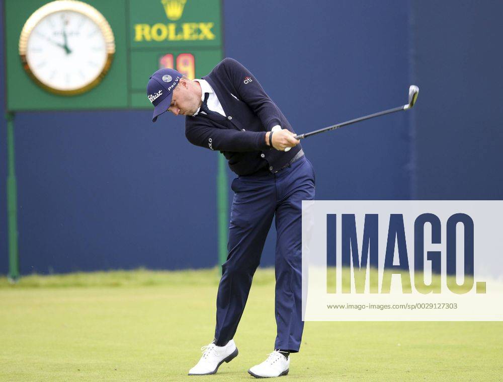 20th July 2017, Royal Birkdale Golf Club, Southport, England; The 146th Open Golf Championship ; First round ; Justin Thomas (USA) strikes his tee shot on the first hole Blunsdenx ActionPlus11903904