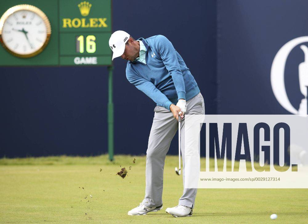20th July 2017, Royal Birkdale Golf Club, Southport, England; The 146th Open Golf Championship ; First round ; Gary Woodland (USA) strikes his shot from the tee of the opening hole during the first round of the Open Championship Blunsdenx ActionPlus11903884