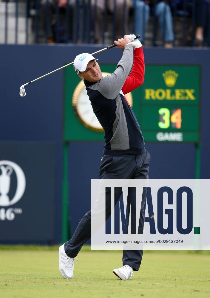- SPORT 20th July 2017, Royal Birkdale Golf Club, Southport, England; The 146th Open Golf Championship, First round; Martin Kaymer (GER) hits an iron from the first tee Blunsdenx ActionPlus11904147