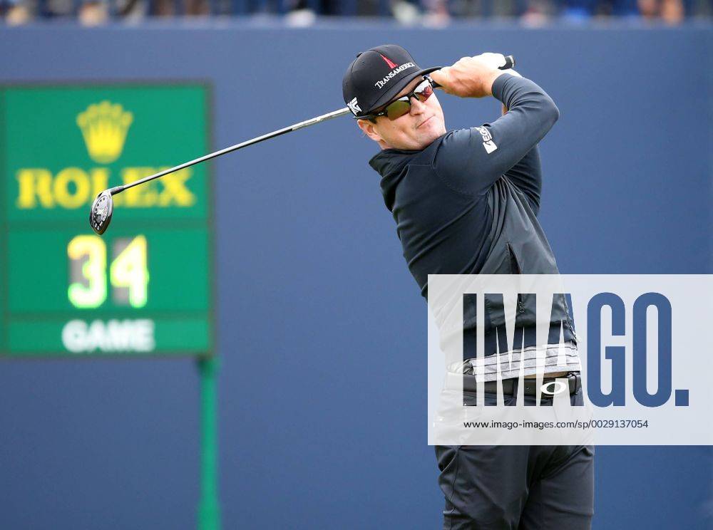 20th July 2017, Royal Birkdale Golf Club, Southport, England; The 146th Open Golf Championship, First round; Zak Johnson (USA) hits his fairway wood from the tee on the opening hole Blunsdenx ActionPlus11904152