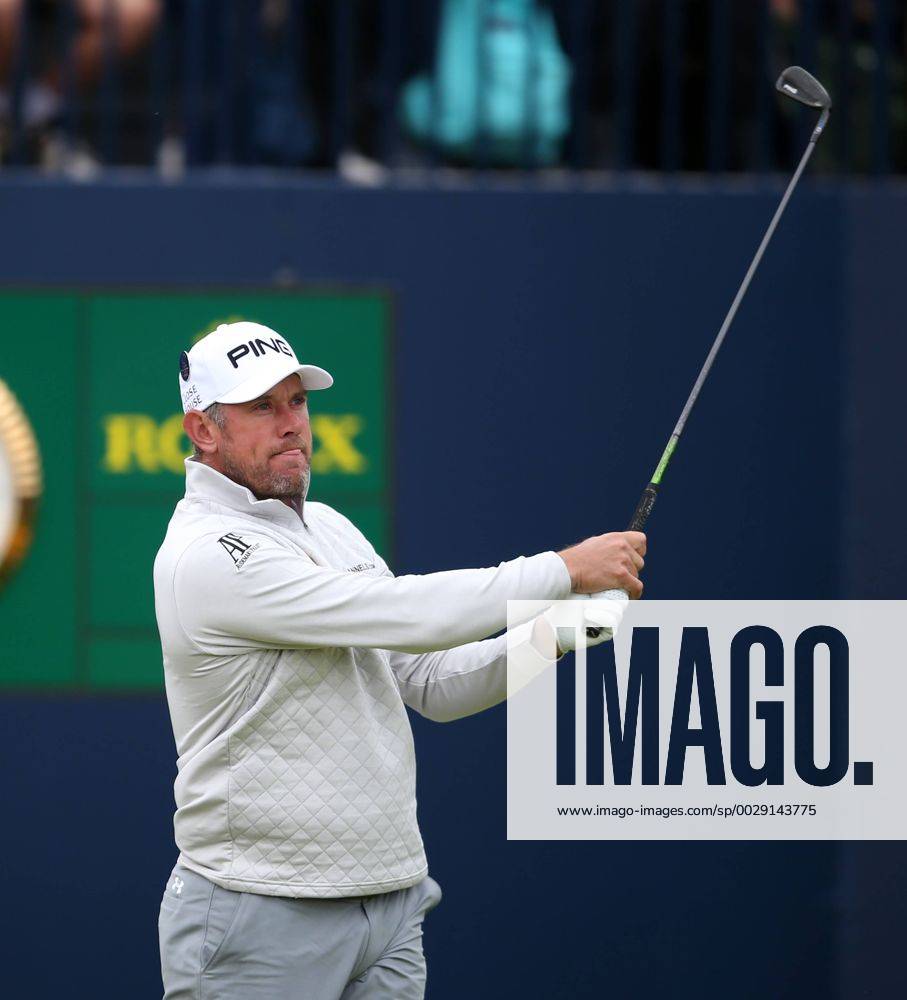 21st July 2017, Royal Birkdale Golf Club, Southport, England; The 146th Open Golf Championship ; Second round ; Lee Westwood (ENG) follows the flight of his tee shot on the opening hole Blunsdenx ActionPlus11904408