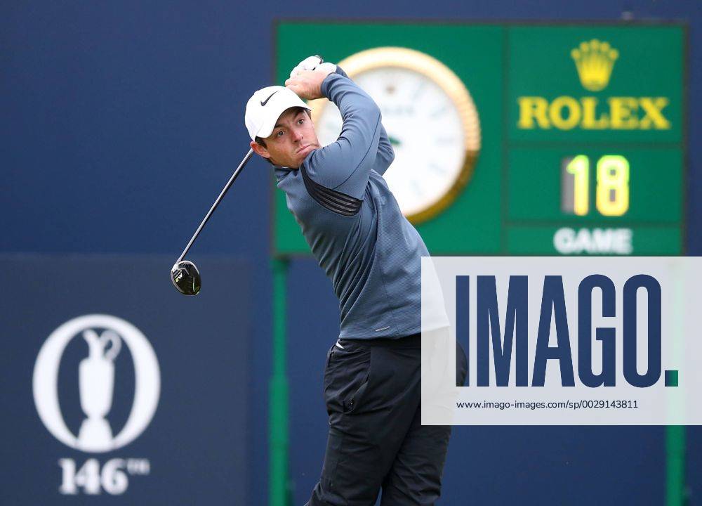 21st July 2017, Royal Birkdale Golf Club, Southport, England; The 146th Open Golf Championship ; Second round ; Rory McIlroy of (NIR) hits his opening tee shot of the second round Blunsdenx ActionPlus11904397