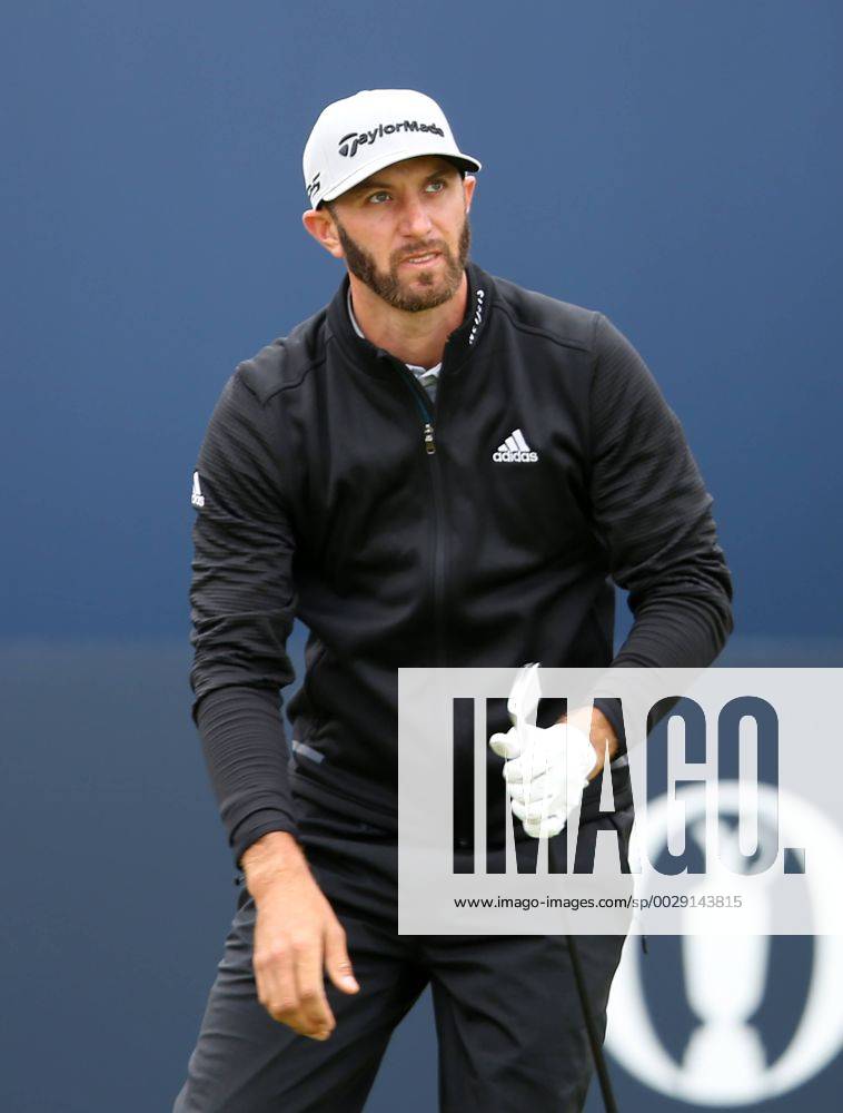 21st July 2017, Royal Birkdale Golf Club, Southport, England; The 146th Open Golf Championship ; Second round ; Dustin Johnson (USA) watches his tee shot on the first hole Blunsdenx ActionPlus11904401