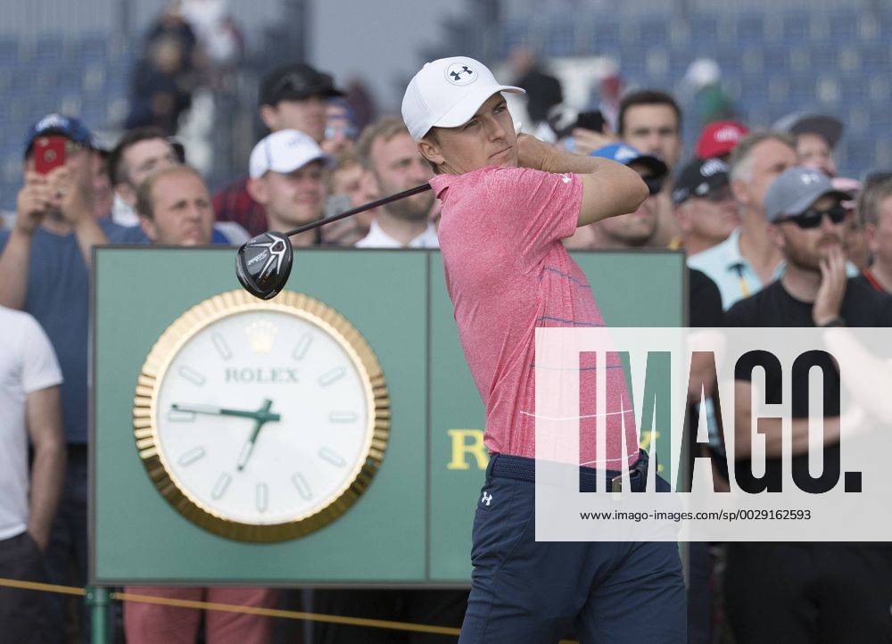 Jordan Speith at the 146th Open Championship at Royal Birkdale Golf Club, Southport, England on July 22, 2017. LON20170723317 HugoxPhilpott