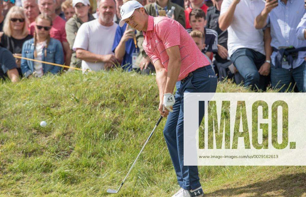 Jordan Speith at the 146th Open Championship at Royal Birkdale Golf Club, Southport, England on July 22, 2017. LON20170723346 HugoxPhilpott