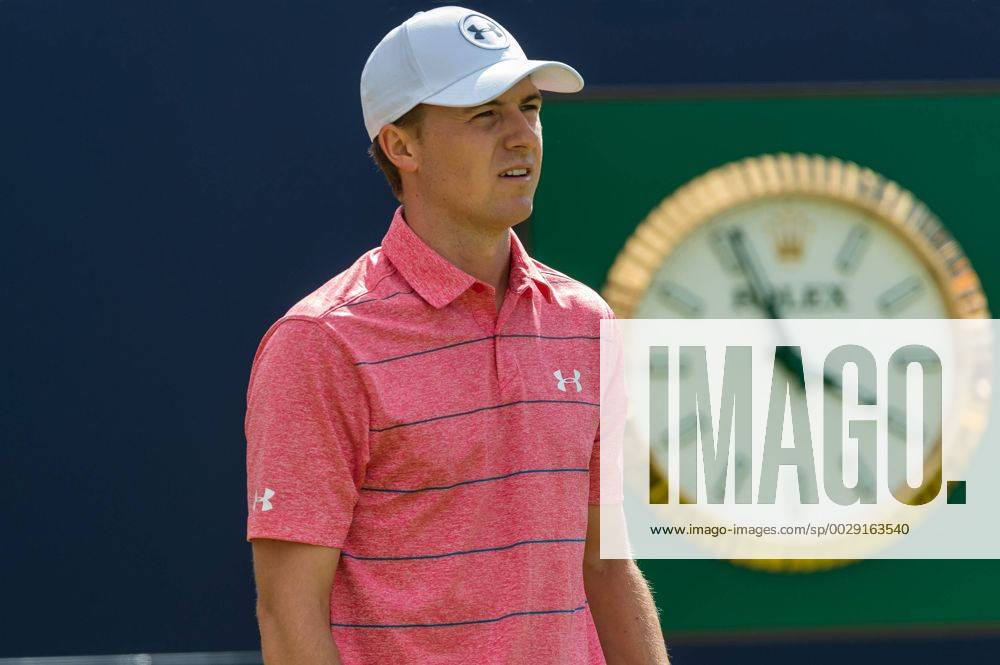 22nd July 2017, Royal Birkdale Golf Club, Southport, England; The 146th Open Golf Championship, third round ; Jordan Spieth (USA) on the first tee Blunsdenx ActionPlus11905238