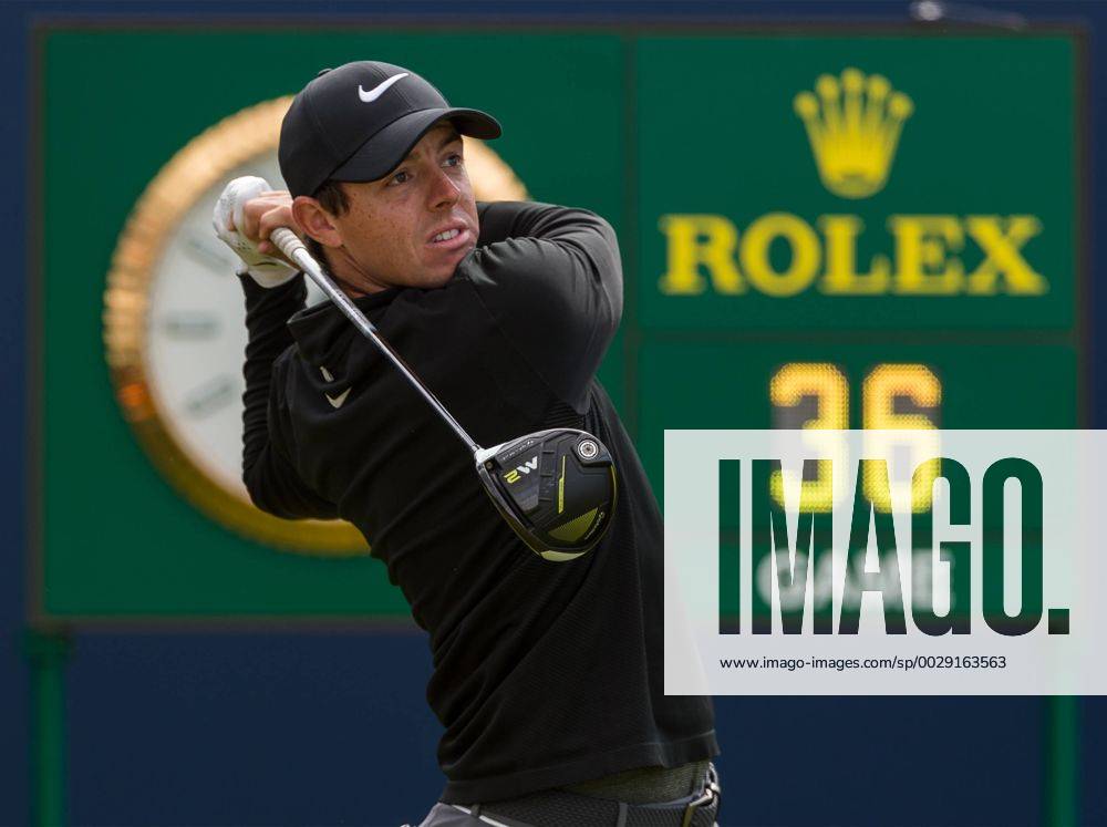 22nd July 2017, Royal Birkdale Golf Club, Southport, England; The 146th Open Golf Championship, third round ; Rory McIlroy (NIR) watches the flight of his tee shot on the first hole Blunsdenx ActionPlus11905226