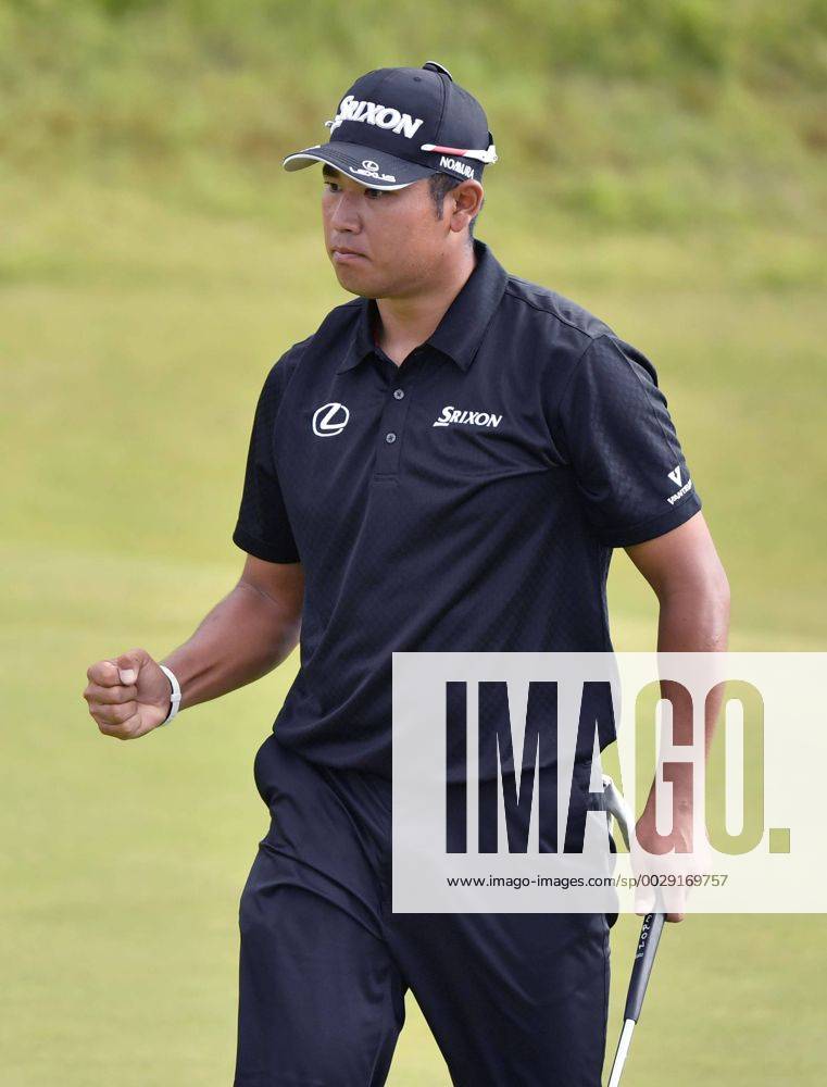 Golf: Matsuyama 7 back going into final round of British Open Hideki Matsuyama of Japan pumps his fist after making birdie on the 17th hole during the third round of the British Open at Royal Birkdale Golf Club in Southport, England, on July 22, 2017. Matsuyama shot a 4-under 66 to sit in a tie for fifth at 4 under for the tournament, seven strokes behind leader Jordan Spieth of the United States.