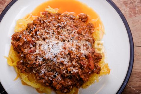 Homemade spaghetti squash with meat sauce ready to eat spaghetti squash, organic, food, healthy, vegetable, cooking, pasta, meal, cuisine, homemade, delicious, spaghetti, squash, pumpkin, edible, noodles, tomato sauce, meat saquce, cheese, hamburger, keto, ketogenic, diet, parmesan
