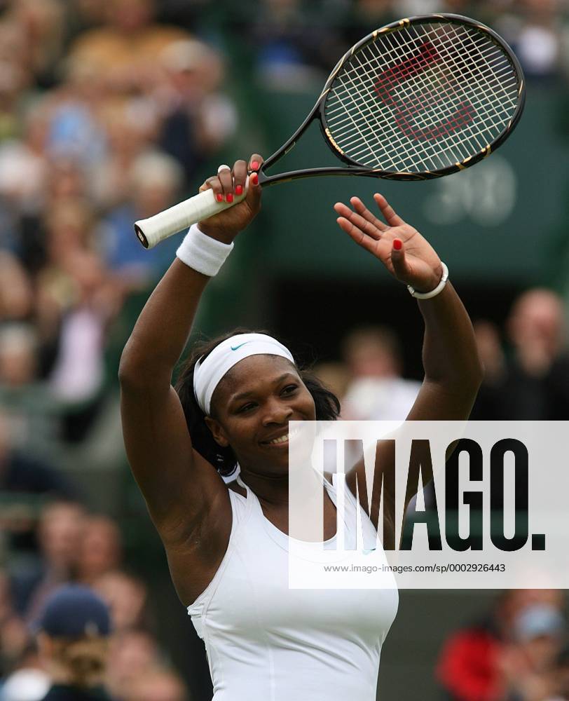 Serena Williams (USA) - Schlussjubel Tennis Herren All England Championships 2007, Grand Slam, WTA Tour, Einzelbild Wimbledon London Freude, Tennis Herren All England Championships 2007, Grand Slam, WTA Tour, Einzelbild Wimbledon London Freude,