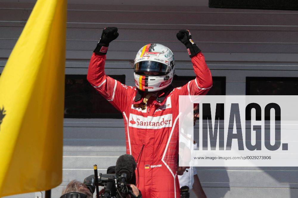 FORMULA 1 - Hungarian GP BUDAPEST,HUNGARY,30.JUL.17 - MOTORSPORTS, FORMULA 1 - Grand Prix of Hungary, Hungaroring. Image shows the rejoicing of Sebastian Vettel (GER Ferrari). GEPAxpictures Mueller