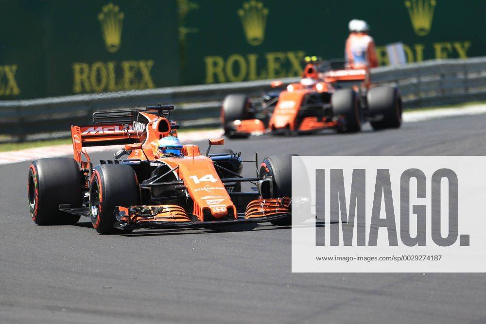 July 30th 2017, Hungaroring, Mogyor& xf3;d, Hungary; Formula One Grand Prix of Hungary, Race Day; Fernando Alonso - McLaren Honda MCL32 xOctanex ActionPlus11907900
