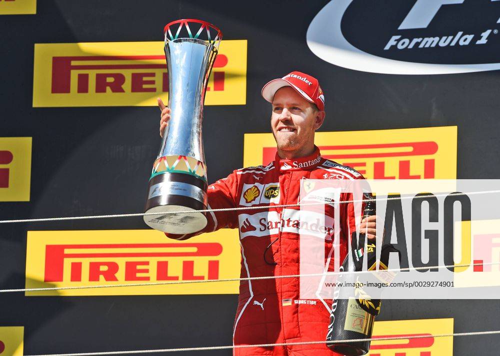 Finale, Sieger Sebastian Vettel, Motorsport, Grosser Preis von Ungarn 2017,Fahrerlager, Motorsport, Formel 1, 30.07.2017, Budapest