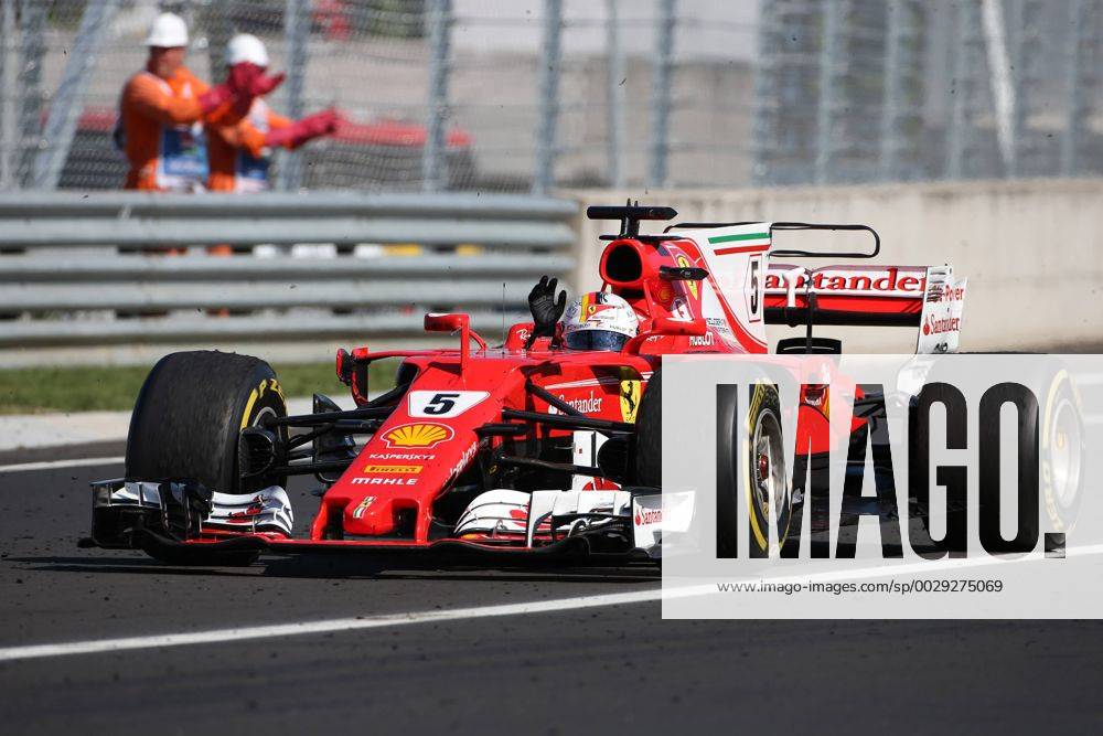 Hungarian Grand Prix, Hungaroring 27 - 30 July 2017 30.07.2017 - Race, Sebastian Vettel (GER) Scuderia Ferrari SF70H race winner