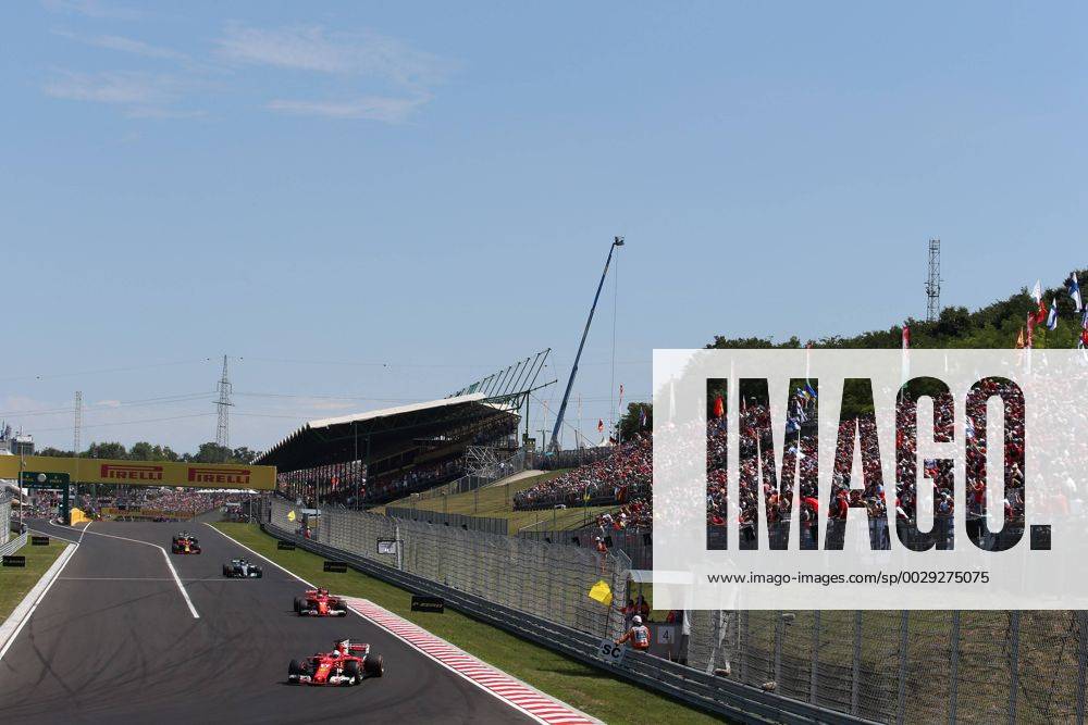 Hungarian Grand Prix, Hungaroring 27 - 30 July 2017 Sebastian Vettel (GER) Scuderia Ferrari SF70H leads Kimi Raikkonen (FIN) Scuderia Ferrari SF70H 30.07.2017 - Race,