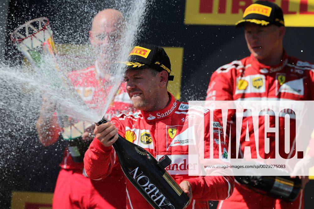 Hungarian Grand Prix, Hungaroring 27 - 30 July 2017 30.07.2017 - Race, Sebastian Vettel (GER) Scuderia Ferrari SF70H race winner