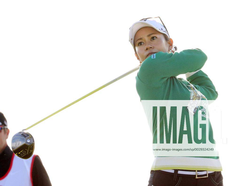 Japan s Miyazato plays at British Open golf Former world No. 1 Ai Miyazato of Japan tees off on the second hole during the first round of the Women s British Open at Kingsbarns Golf Links in Kingsbarns, Scotland, on Aug. 3, 2017. Miyazato is retiring at the end of the season.