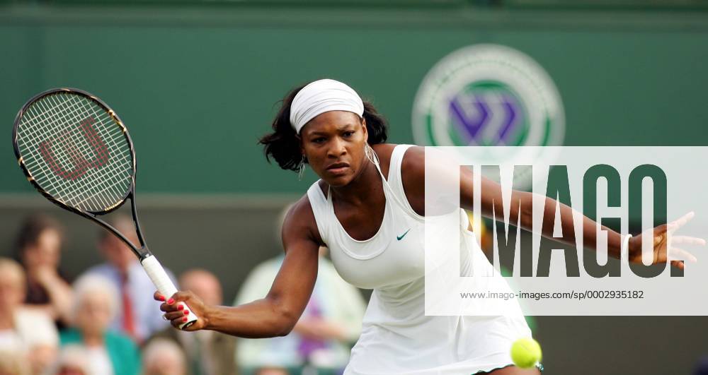 Serena Williams (USA) Tennis Damen All England Championships 2007, Grand Slam, WTA Tour Einzelbild Wimbledon London Tennis Damen All England Championships 2007, Grand Slam, WTA Tour Einzelbild Wimbledon London