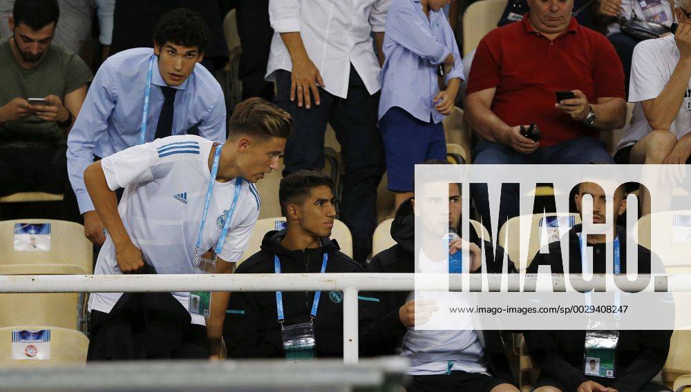 Final de la Supercopa de Europa entre el Real Madrid y el Manchester United ManU En la imagen, Llorente, Vallejo y Mayoral. 2017 UEFA Super Cup final match between Real Madrid and Manchester United. In this picture, Llorente, Vallejo and Mayoral. xÃngelxRiverox