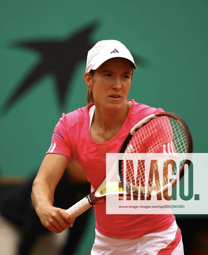 Justine Henin (Belgien) Tennis Damen French Open 2007, Grand Slam, WTA Tour Einzelbild Roland Garros Paris Tennis Damen French Open 2007, Grand Slam, WTA Tour Einzelbild Roland Garros Paris