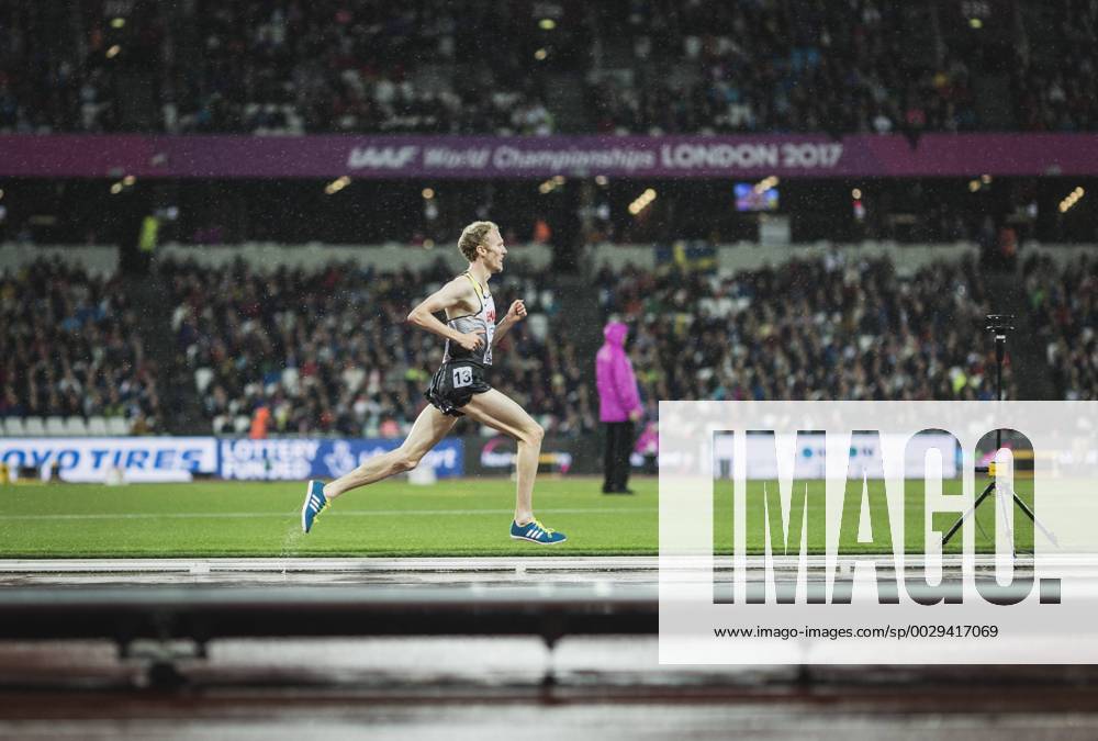 - SPORT London, Großbritannien, 09.08.2017: Leichtathletik WM London 2017 - Tag 6. 5000m Vorläufe, Richard Ringer (Deutschland)